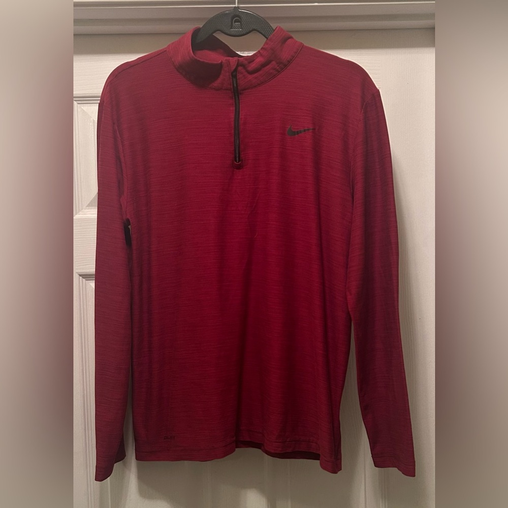 Nike Red Long Sleeve Men's Shirt